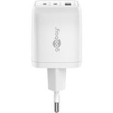 goobay USB-C PD Multiport Quick Charger Nano (65 W), Chargeur Blanc