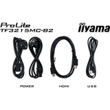 iiyama ProLite TF3215MC-B2 31.5" Moniteur tactile Noir, 1x DisplayPort, 1x HDMI, 1x VGA