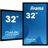 iiyama ProLite TF3215MC-B2 31.5" Moniteur tactile Noir, 1x DisplayPort, 1x HDMI, 1x VGA