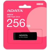 ADATA UC310 lecteur USB flash 256 Go USB Type-A 3.2 Gen 1 (3.1 Gen 1) Noir, Clé USB Noir, 256 Go, USB Type-A, 3.2 Gen 1 (3.1 Gen 1), 100 Mo/s, Pivotant, Noir