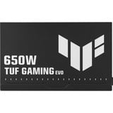 ASUS TUF-GAMING-650B-EVO alimentation modulaire 650 watt Noir, 3x PCIe