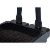 Alphacool Alpha HF c Fitt TPV Me 12,7/7,6mm str bk, Connecteur Noir