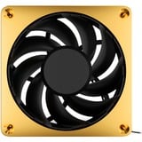 Alphacool Apex Stealth Metal Power, Ventilateur de boîtier Or/Noir, Connecteur PWM à 4 broches pour le ventilateur