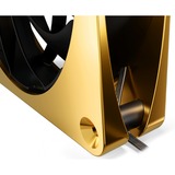 Alphacool Apex Stealth Metal Power, Ventilateur de boîtier Or/Noir, Connecteur PWM à 4 broches pour le ventilateur