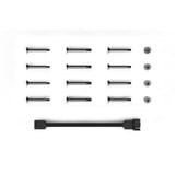 Alphacool Apex Stealth Metal Power ventilateur de boîtier Or, 120 x 120 x 25 mm, PWM