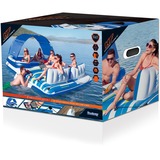 Bestway Coolerz Article de sport gonflable BRISE TROPICALE - 3.89m x 2.74m, Lit gonflable Blanc/Bleu, Bleu, Blanc, Ile flottante, Motif, Vinyl, 540 kg, Chine