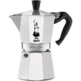 Bialetti Moka Express 0,3 L Aluminium, Noir, Machine à expresso Argent, 0,3 L, Aluminium, Noir, 6 tasses, Aluminium, Moka Express, CE