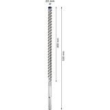 Bosch Expert Foret SDS Max-8X, Perceuse Marteau perforateur, Hammer drill bit, 2,2 cm, 520 mm, Béton, pierre, 40 cm