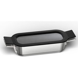 Bosch HEZ9FF040 pièce et accessoire de four Ensemble de cuisson Acier inoxydable, Set de louche Acier inoxydable/Noir, Ensemble de cuisson, Bosch, Four, Acier inoxydable, 3 pièce(s)