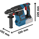 Bosch Kit combo perceuse-visseuse sans fil 18 volts 65 + marteau perforateur 18 volts 26 avec 2 batteries 5 Ah et chargeur, Ensembles Kit
