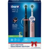 Braun Oral-B Pro 3 3900N Gift Edition, Brosse a dents electrique Noir/Rose