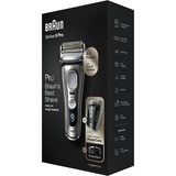 Braun Series 9 Pro 9425s Rasoir à grille Tondeuse Métallique Graphite/Argent, Rasoir à grille, Métallique, Chargement, Batterie, Lithium-Ion (Li-Ion), 60 min