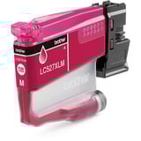 Brother Cartouche d'encre haute capacité LC527XLM d'origine - Magenta Rendement élevé (XL), Magenta, Encre à pigments, 1 pièce(s), 2000 pages, Paquet unique