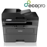Brother MFC-L2860DWE - Imprimante multifonction laser 4-en-1 monochrome A4 compacte et réseau Ethernet - 6 mois d'abonnement EcoPro inclus. Gris foncé, Laser, Impression mono, 1200 x 1200 DPI, A4, Impression directe, Noir