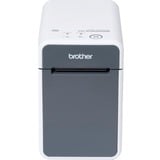 Brother TD-2125NWB - Imprimante d'étiquettes de bureau avec USB, Wi-Fi et Bluetooth Blanc/gris, Wi-Fi et Bluetooth, Thermique directe, 203 x 203 DPI, 152,4 mm/sec, Avec fil, Noir, Blanc