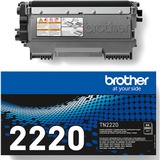 Brother TN-2220 - Cartouche d'encre - Toner Haute Capacité Noir, 2600 pages, Noir, 1 pièce(s), Vente au détail