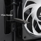 Chieftec  boîtier midi tower Noir | 2x USB-A | 1x USB-C | RGB | Window