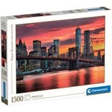 Clementoni High Quality Collection 1500 pièces - East river at Dusk, Puzzle 1500 pièce(s), Ville, 10 an(s)