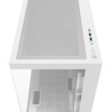DeepCool CG380 3F WH boîtier midi tower Blanc | 2x USB-A | 1x USB-C | RGB | Verre trempé