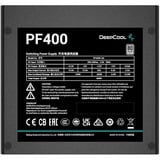 DeepCool PF400 alimentation  400 watt Noir, 2x PCIe, 400 W, 220 - 240 V, 50 Hz, 100 W, 384 W, 100 W