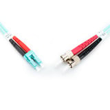 Digitus Câble de raccordement LWL, duplex, connecteur LC > ST, multimode OM3 Turquoise