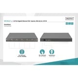 Digitus Injécteur 24 ports/Ethernet/PoE+ 370W, Switch Noir