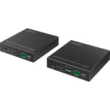 Digitus Kit d'extension KVM IP fibre HDMI, Switch KVM Noir