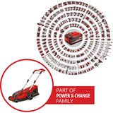 EINHELL Tondeuse à gazon professionnelle sans fil GP-CM 36/450 3413292 Rouge/Noir