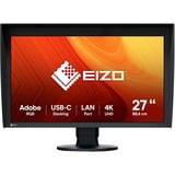 EIZO CG2700X ColorEdge 27" 4K Ultra HD Moniteur Noir, 1x DisplayPort, 1x HDMI, 1x USB-C, 4x USB-A, 1x RJ-45