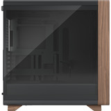 Fractal Design Summit boîtier midi tower Noir/bois | 2x USB-A | 1x USB-C | Window
