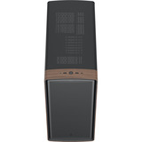 Fractal Design Summit boîtier midi tower Noir/bois | 2x USB-A | 1x USB-C | Window