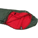 High Peak Sac de couchage momie Black Arrow ECO Vert foncé/Rouge