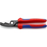 KNIPEX Coupe-câbles 95 12 200, Tenailles de cran Rouge/Bleu, à double tranchants