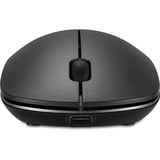 Kensington MY230 EQ Souris sans fil rechargeable de taille moyenne Noir, Ambidextre, RF sans fil + Bluetooth, 1200 DPI, Noir