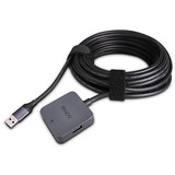 Lindy Hub USB 3.0 4 ports Gris/Noir