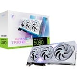 MSI GeForce RTX 5080 16G GAMING TRIO OC WHITE, Carte graphique Blanc, 1x HDMI, 3x DisplayPort