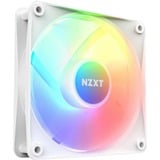 NZXT F120 RGB Core Single, Ventilateur de boîtier Blanc, 1 pièce, connecteur de ventilateur PWM à 4 broches