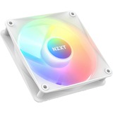 NZXT F120 RGB Core Single, Ventilateur de boîtier Blanc, 1 pièce, connecteur de ventilateur PWM à 4 broches