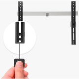 One for all WM 6621 support pour téléviseur 2,29 m (90") Noir, Gris, Support mural Noir, 101,6 cm (40"), 2,29 m (90"), 200 x 200 mm, 600 x 400 mm, 0 - 15°, Noir, Gris