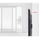 One for all WM 6621 support pour téléviseur 2,29 m (90") Noir, Gris, Support mural Noir, 101,6 cm (40"), 2,29 m (90"), 200 x 200 mm, 600 x 400 mm, 0 - 15°, Noir, Gris