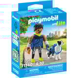 PLAYMOBIL My Life Jogger avec Border Collie, Jouets de construction 