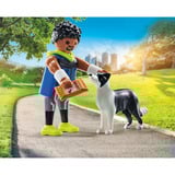 PLAYMOBIL My Life Jogger avec Border Collie, Jouets de construction 