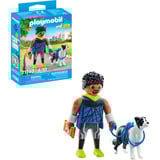 PLAYMOBIL My Life Jogger avec Border Collie, Jouets de construction 