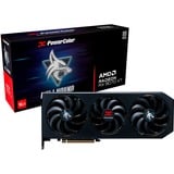PowerColor Radeon RX 9070 XT Hellhound 16GB OC, Carte graphique Noir
