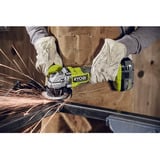 Ryobi Meuleuse d'angle sans fil ONE+ Brushless, 18 Volts Vert/Noir