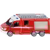 SIKU Mercedes-Benz Sprinter 6x6 Pompiers, Modèle réduit de voiture 3 an(s), Métal, Plastique, Rouge, Blanc, Noir