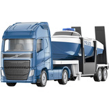 SIKU SUPER camion Volvo avec bateau, Modèle réduit de voiture 