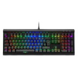 Sharkoon clavier gaming Noir, Layout DE, Huano Red