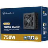 SilverStone Triton 750Rz alimentation modulaire 750 watt Noir, 1x 12V-2x6, 3x PCIe