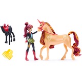 Spin Master Coffret Licorne Et Poupee Cinder Et Valentina Unicorn Academy, Figurine Coffret Licorne Et Poupee Cinder Et Valentina Unicorn Academy, Poupée mannequin, Femelle, 3 an(s), Fille, 115 mm, 180 g
